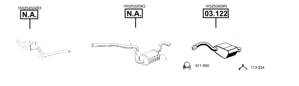 Uitlaatsysteem Asmet VA032790