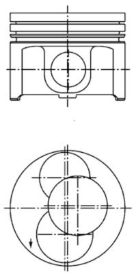 Zuiger Kolbenschmidt 40093700