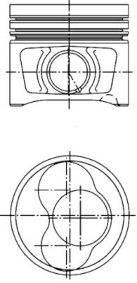 Zuiger Kolbenschmidt 40408600