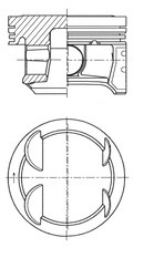 Zuiger Kolbenschmidt 41006610