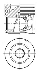 Zuiger Kolbenschmidt 41074600