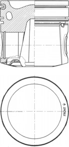 Zuiger Kolbenschmidt 41082620