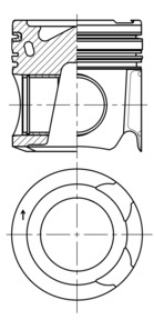 Zuiger Kolbenschmidt 41276600