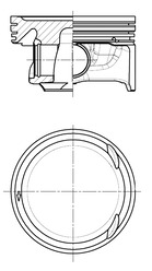 Zuiger Kolbenschmidt 41487620