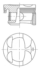 Zuiger Kolbenschmidt 41705600