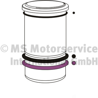 Cilinderbus/voering O-ring Kolbenschmidt 50006609