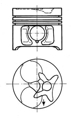 Zuiger Kolbenschmidt 90016600