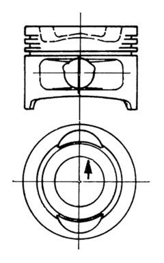 Zuiger Kolbenschmidt 90129700