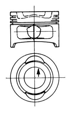 Zuiger Kolbenschmidt 90264700