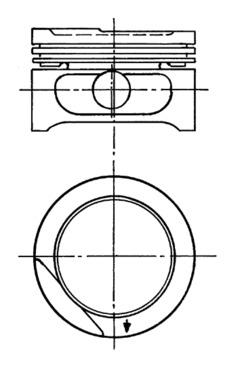 Zuiger Kolbenschmidt 90556605