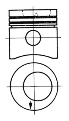 Zuiger Kolbenschmidt 90867600