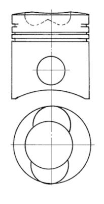 Zuiger Kolbenschmidt 91043700