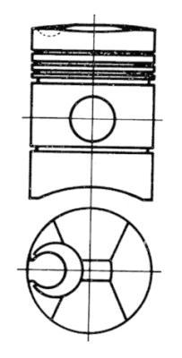 Zuiger Kolbenschmidt 91254600