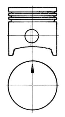 Zuiger Kolbenschmidt 91322701