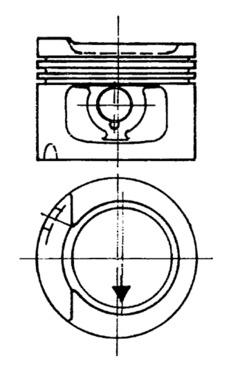 Zuiger Kolbenschmidt 91513620