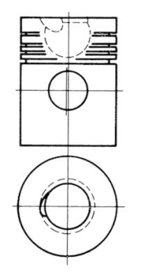 Zuiger Kolbenschmidt 92767600