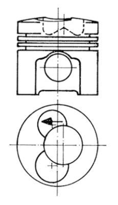 Zuiger Kolbenschmidt 93472600