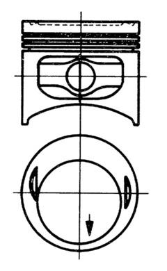 Zuiger Kolbenschmidt 93495610