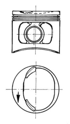 Zuiger Kolbenschmidt 93588600