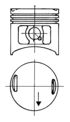 Zuiger Kolbenschmidt 93673700