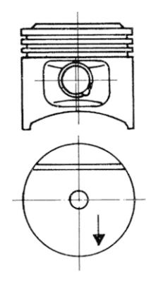 Zuiger Kolbenschmidt 93677610