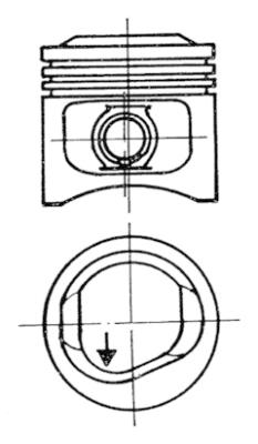 Zuiger Kolbenschmidt 93700600