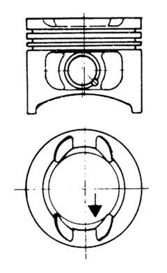 Zuiger Kolbenschmidt 93814610