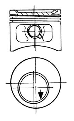 Zuiger Kolbenschmidt 93827600