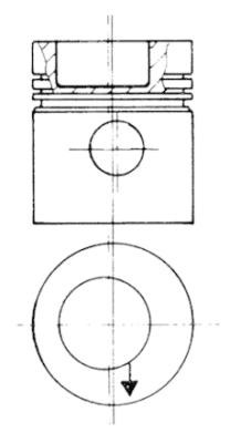 Zuiger Kolbenschmidt 93831606