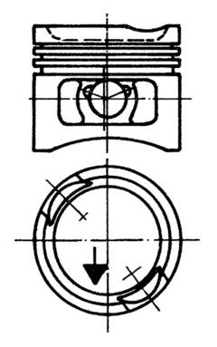 Zuiger Kolbenschmidt 93867710