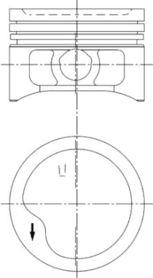 Zuiger Kolbenschmidt 97286600