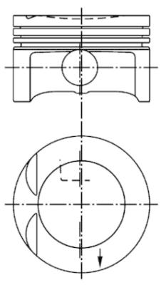 Zuiger Kolbenschmidt 99438600