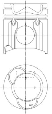 Zuiger Kolbenschmidt 99844600