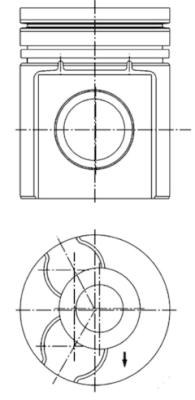 Zuiger Kolbenschmidt 40255600