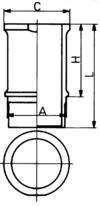 Cilinderbus/voering O-ring Kolbenschmidt 89584110