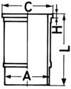 Cilinderbus/voering O-ring Kolbenschmidt 88510110