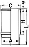 Cilinderbus/voering O-ring Kolbenschmidt 88892150