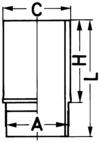 Cilinderbus/voering O-ring Kolbenschmidt 89024110