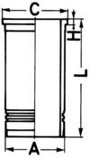 Cilinderbus/voering O-ring Kolbenschmidt 88318110