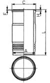 Cilinderbus/voering O-ring Kolbenschmidt 89464110