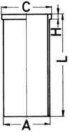 Cilinderbus/voering O-ring Kolbenschmidt 88681190