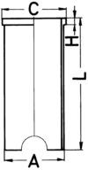 Cilinderbus/voering O-ring Kolbenschmidt 88530190