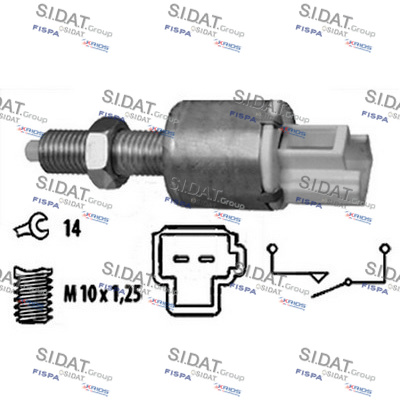 Koppelingbedieningsschakelaar (motor) Fispa 5.140118