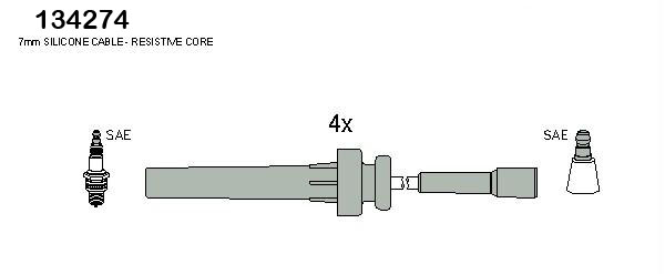 Bougiekabelset Hitachi 134274