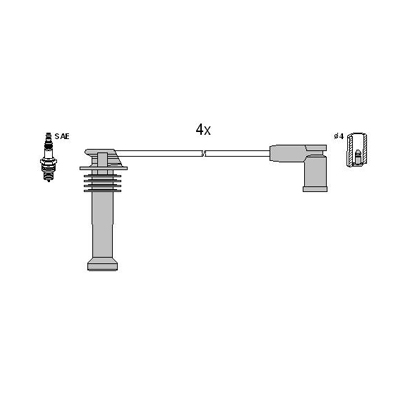 Bougiekabelset Hitachi 134278