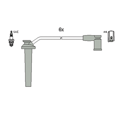 Bougiekabelset Hitachi 134372