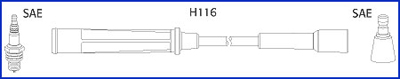 Bougiekabelset Hitachi 134464