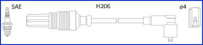 Hitachi Bougiekabelset 134497