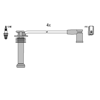 Bougiekabelset Hitachi 134839