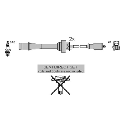 Bougiekabelset Hitachi 134954